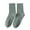 Green, variant on Women's Warm Fuzzy Socks, Casual Soft Thermal Comfy Crew Socks for Winter Gray Size One Size