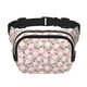 thumbnail image 1 of Fotbe Daisies Flowers Cangurera Cuadrada con Estampado de Doble Capa, Bolsa de Cintura Ajustable Mini para Hombres y Mujeres, 1 of 9