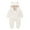 White, variant on Herrnalise Toddler Baby Boys Girls Color Plush Cute Bear Ears Winter Thick Jumpsuit Romper,clearance under 5