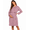 Mauve, variant on Maternity Robe 3 in 1 Labor Delivery Nursing Gown Hospital Breastfeeding Dress Bathrobes