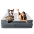 Intex 64953E Deluxe Dual Zone 22" King Air Mattress with Built In Air