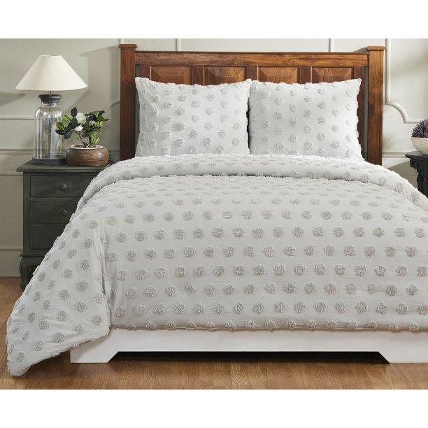 Better Trends Athenia Collection in Polka Dot Design 100 Cotton Tufted