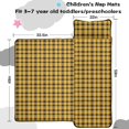 thumbnail image 5 of Yellow Black Checkerboard Yellow Pattern Toddler Nap Mat for Kid Preschool Daycare, Kid Sleeping Mat Bag, Toddler Sleeping Bag with Pillow, 5 of 6