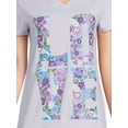 thumbnail image 4 of RealSize Women's V-Neck Graphic Tee with Short Sleeves, Sizes XS-3XL, 4 of 6