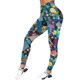 thumbnail image 3 of MKLEKYY Leggins deportivos para mujer push up para mujer Mardi pantalones de yoga ajustados de longitud larga con estampado brillante, 3 of 4
