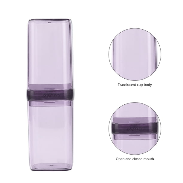Taza de lavado de baño portátil, soporte de cepillo de dientes de viaje sin BPA, accesorio de baño Ndcxsfigh Libre de BPA