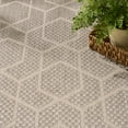 thumbnail image 4 of Nourison Horizon Indoor/Outdoor 10' x 14' Grey Modern Rug, 4 of 10