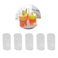 thumbnail image 2 of Slanted Cylinder Dessert Cups for Parties and Weddings Made of Plastic Transparent 4 5x8 5cm, 2 of 10