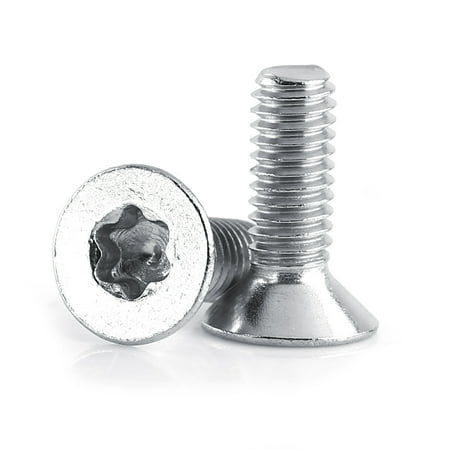 

Fastener Flat Head 50pcs Screw Stainless Steel 8mm To 30mm A2-70 For Industrial