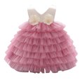 thumbnail image 1 of 6M-5T Toddler Infant Baby Girls Ruffle First Birthday Pageant Wedding Dresses Princess Bouffant Dress, 1 of 7