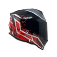 thumbnail image 1 of Casco Batman Moto Kov Dc Comics Kroon Rojo Certificado Dot, 1 of 3