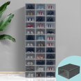 thumbnail image 2 of Thickened Plastic Shoe Storage Box - Stackable Transparent Drawer Organizer for Closet, Entryway, Seasonal Footwear, 2 of 6