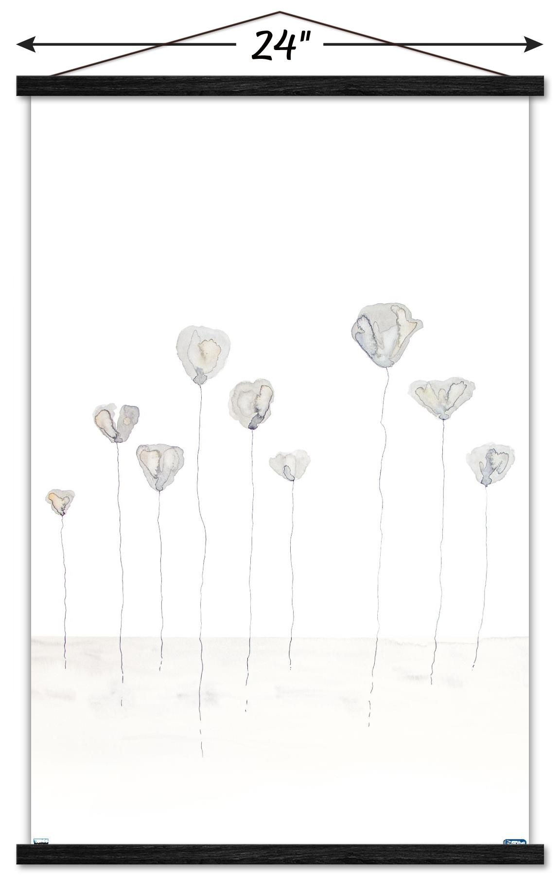 Reinders - Flowers Wall Poster with Magnetic Frame, 22.375" x 34"