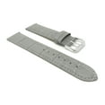 thumbnail image 2 of Bandini Grey 12mm Watch Strap Band, Leather, Alligator Pattern, 2 of 5