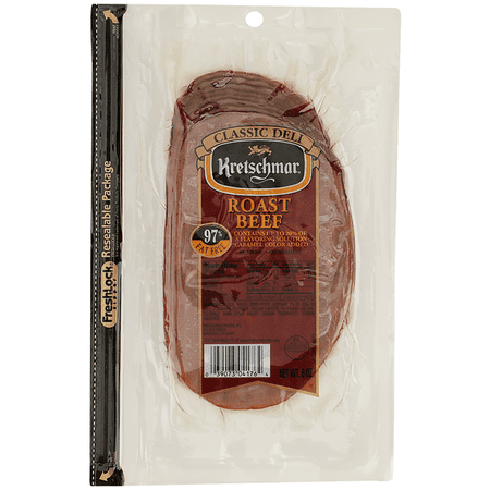 Kretschmar Classic Deli Sliced Roast Beef, 8 Oz