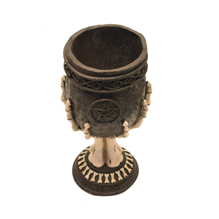 Skeleton Hand Chalice Cup Gothic Wine Goblet Spooky Halloween Kitchen Home Decor Skeleton Hand Chalice Cup Gothic Wine Goblet Spooky Halloween Kitchen Home Decor
