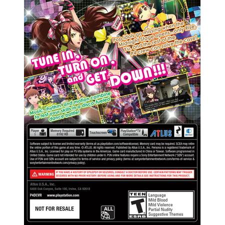 Persona 4: Dancing All Night Disco Fever (PSV)