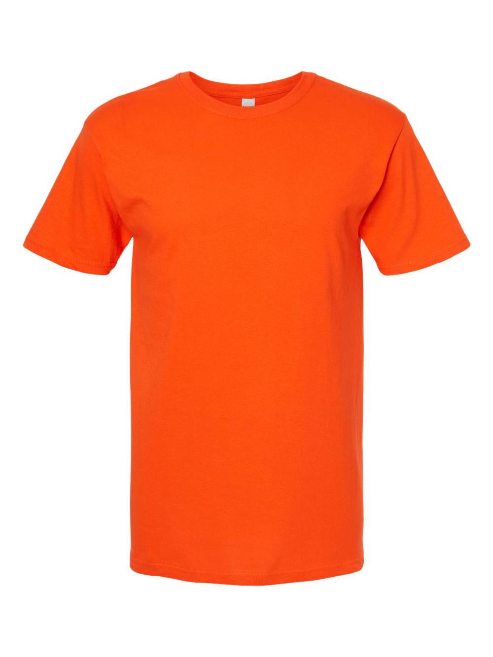 M&O Gold Soft Touch TShirt 4800 Orange Size L