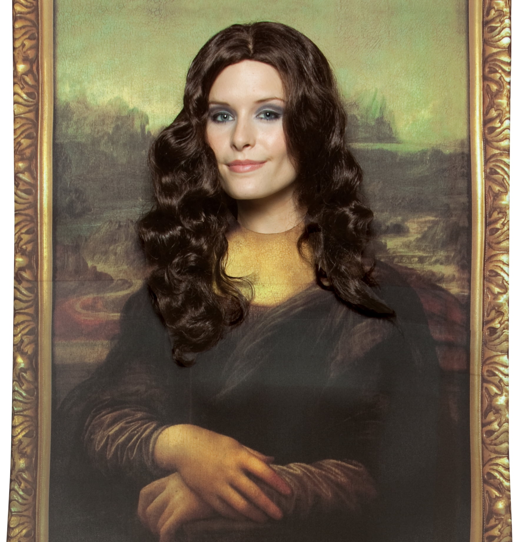 Mona Lisa Halloween Costume Men's and Women's, Adult One Size, Multicolor, by Rasta Imposta