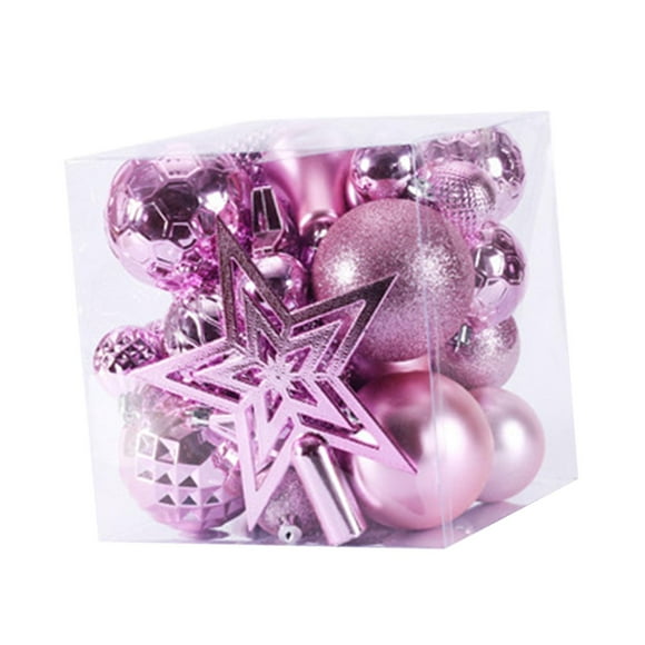 Bolas de Navidad variadas Salvador Inastillable Rosado