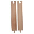 thumbnail image 4 of ELAYARD 2Pcs Khaki Wooden Train Track Model Parts For Kids Diy Assembling Creative Building, 4 of 6