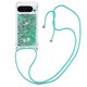 thumbnail image 1 of For Google Pixel 10 Pro Google Pixel 10 TPU Case Quicksand Phone Cover with Lanyard - Laser Hearts, 1 of 5