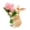 Multicolor A-1A-home supplies, variant on LEFTHIGH Home Outdoor Lifelike Cute Little Bunny Resin Ornament White Rabbit Figurine for Garden Lawn Easter Decoration 1-Pack Home Essentials