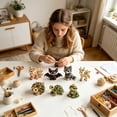thumbnail image 6 of Forest DIY Patchwork Kit, Forest Guardians Sewing Kit with Pre-Cut Fabric & Accessories, 12 Styles Doll Making Set, Handmade Decor Ornament Gift for Craft Lovers, 6 of 7