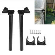 Kritne Greenhouse Accessory,Greenhouse Rainwater Gutter Water Butt Down Pipe Kit Drainage Downpipe Accessory Supplies,Greenhouse Gutter Down Pipe