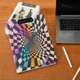 thumbnail image 5 of FORMRS A4 Clipboard Folder with Pen Holder Horizontal Foldable School Office Binder, Beige Wavy Plaid, 5 of 9