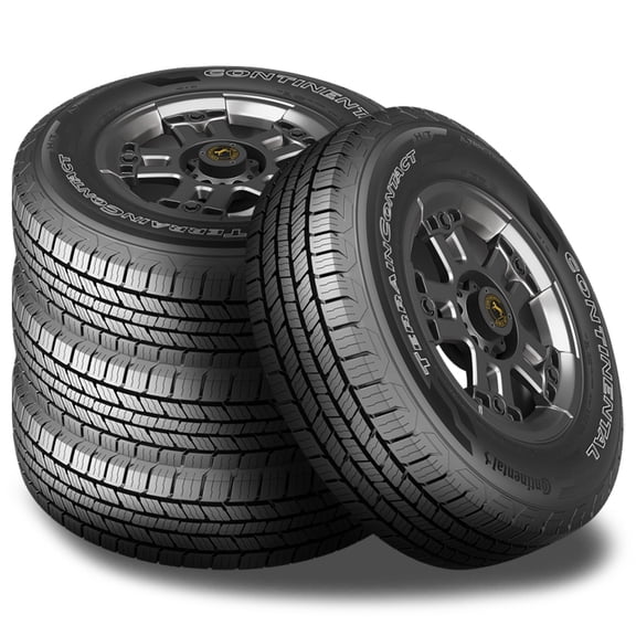 4 Continental TerrainContact H/T OWL 275/65R18 123S Highway Load E 60K Warranty 15571820000 / 275/65/18 / 2756518