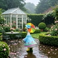 thumbnail image 6 of AuroraX Porch Goose Clothes Set 23" 19" Porch Goose Outfits Raincoat for all The Seasons Summer Seasonal Fall Lawn Garden Decor Yard Goose Decor Blue, 6 of 6