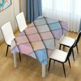thumbnail image 4 of Yayeee Tablecloths 60" x 120" Rectangle Wrinkle Resistant Party Table Cover, Orange Art Pattern, 4 of 8