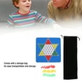 thumbnail image 3 of Chinese Checkers Game Set, Flexible Easy To Clean Chinese Checkers Multifunction  for Travel, 3 of 7