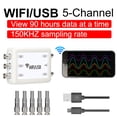 thumbnail image 3 of Handheld Tablet Oscilloscope, Synchronous Display Portable Physical Isolation PC Virtual Oscilloscope WIFI USB with Data Storage for Mobile Phone, 3 of 7