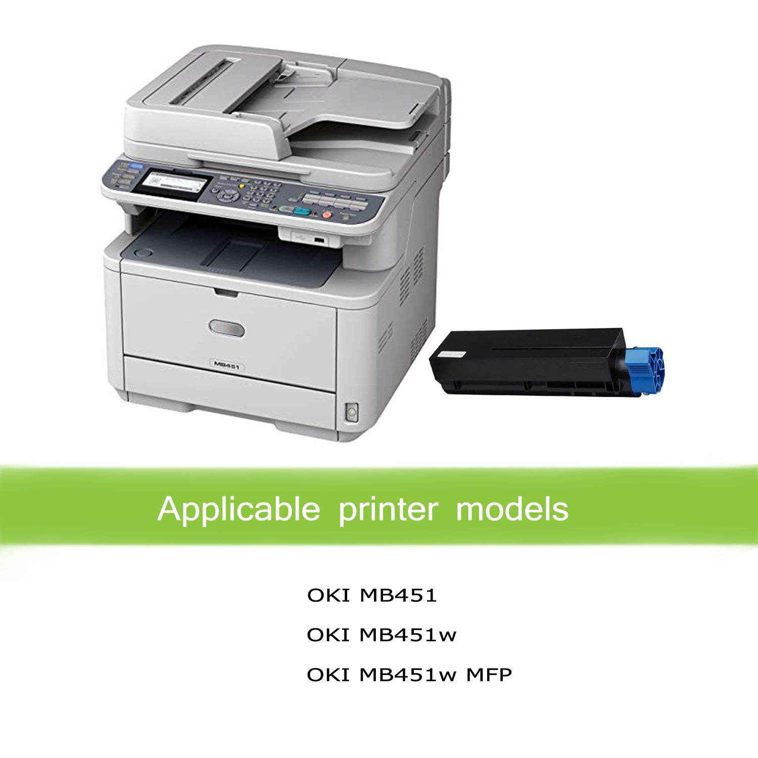 oki mb451w printer