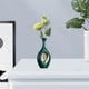 thumbnail image 3 of Jarrón de flores verde oscuro decorativo moderno para centro de mesa de boda y sala de estar S, 3 of 8
