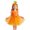 Orange-1, variant on Kids Girls Halloween Tutu Skirts And Pumpkin Headbands 2 Piece Set Party Dress Up Outfit