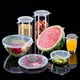 thumbnail image 2 of Tapa de silicona para alimentos, tapas universales de silicona para utensilios de cocina, tazón, tapas elásticas reutilizables, accesorios de cocina, tapas para conservas, 6 uds., 2 of 5