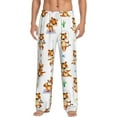 thumbnail image 2 of Picia Tigers go in for Sports Mens Soft Woven Cotton Elastic Waistband Sleep Pajama Pant Lounge Sleep Pant With Pockets And Drawstring-Large, 2 of 9