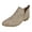 Khaki, variant on Womens Shoes Ankle Boots Retro Solid Color Low Heel Hollow Out Short Leather Boots Saving