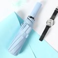 thumbnail image 1 of 12 Bone Automatic Black Rubber Folding Sunscreen Umbrella Men's Business style Reverse Umbrella, 1 of 4