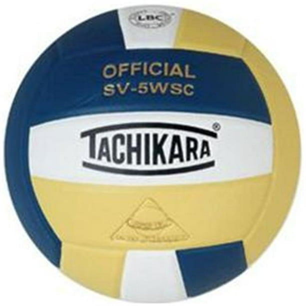 Tachikara SV5WSC.NWVG Volleyball Haute Performance Composite - Or Blanc Marine