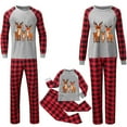 thumbnail image 5 of Aloohaidyvio Ekouaer Family Christmas Pajamas Matching Sets Long Sleeve Couple Pjs Holiday Sleepwear Soft Loungewear, 5 of 6