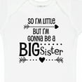 thumbnail image 4 of Inktastic So I'm Little, but I'm Gonna Be a Big Sister Girls Baby Bodysuit, 4 of 5