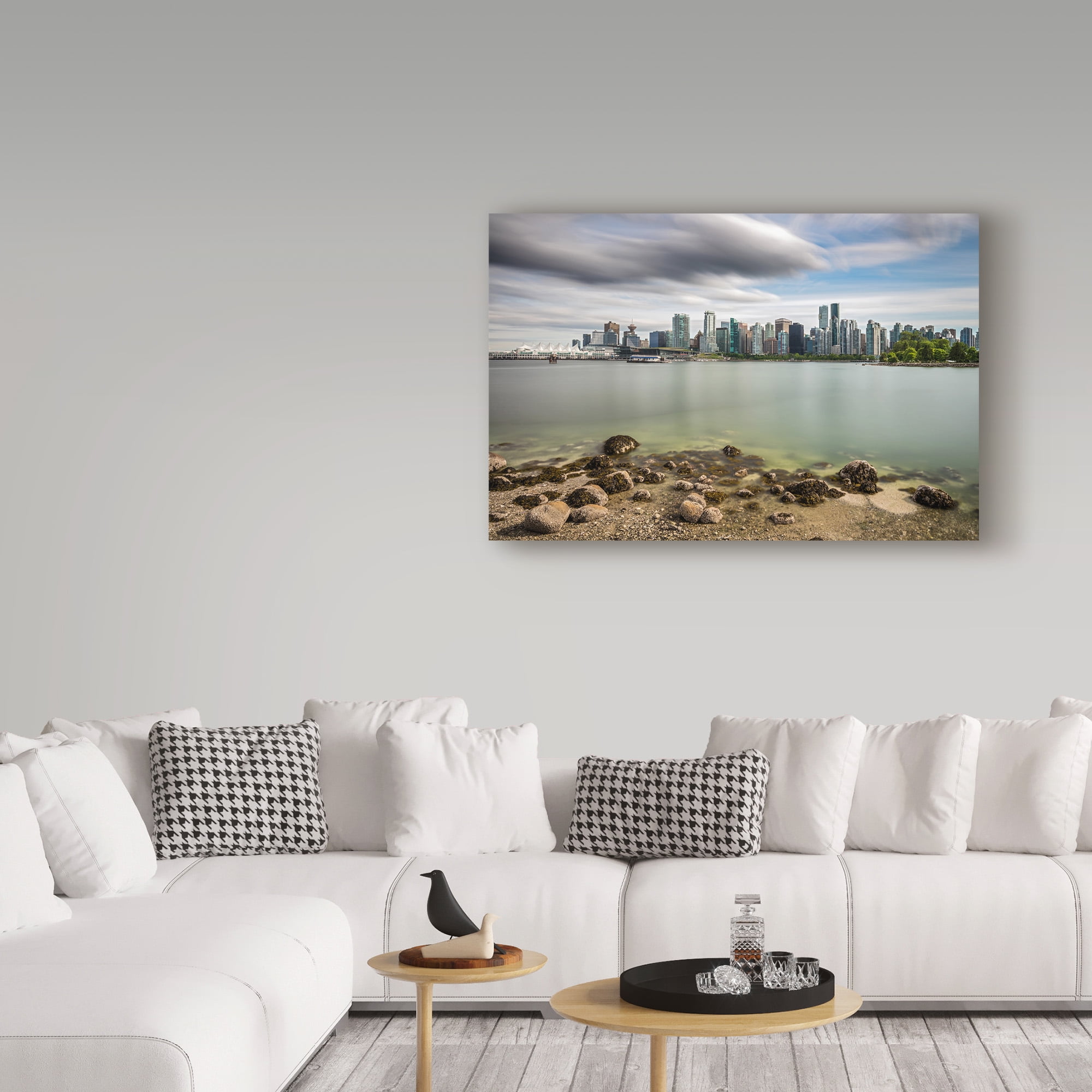 Trademark Fine Art 'Vancouver Modern City' Canvas Art by Pierre Leclerc