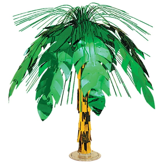 6 Pack Beistle Luau Party Palm Tree Cascade Centerpiece