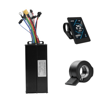36V 48V 52V 40A Brushless Controller T5S Meter LCD Display 130X Throttle Kit for Electric Scooter E-Bike Repair Kit