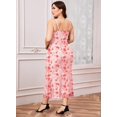 thumbnail image 2 of Vestido ZOMVA, talla grande, malla fruncida, sirena, tirantes finos, 2 of 6
