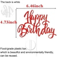 thumbnail image 4 of Letras doradas con purpurina dorada de felicitación de cumpleaños de Notbadsys para decoración de ta, 4 of 7